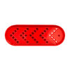 39476 by UNITED PACIFIC - Turn Signal Light - 35 LED Reflector Oval Sequential, Red LED/Red Lens