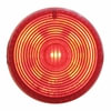 39911BRK by UNITED PACIFIC - Clearance/Marker Light - Low Profile, Red LED/Red Lens, 2", 1 LED