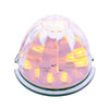United Pacific 39733B Truck Cab Light Truck Cab Light - Bulk, 17 LED, Dual Function, Watermelon, Amber LED/Clear Lens