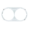 United Pacific 40982 Headlight Bezel Headlight Bezel - Chrome, Plastic, Dual Round Style, for 5-3/4" Headlight