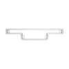 United Pacific 41010 Dashboard Panel Warning Light Panel Bezel - Chrome, Plastic, without Visor, for 1990-2000 Peterbilt