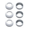 United Pacific 40892 Toggle Switch Cover Toggle Switch Nut Cover - Chrome, Plastic, for Peterbilt