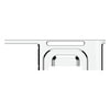 United Pacific 41230 Dashboard Trim Dashboard Trim - Dash Panel Trim, Center, for 2006+ Peterbilt