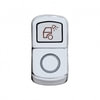 United Pacific 45136 Rocker Switch Cover Rocker Switch Cover - "Load Light" Chrome, Plain
