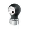 United Pacific 71171 Manual Transmission Shift Knob Gearshift Knob - Charlotte Style, Matte Black Finish, Thread-On with