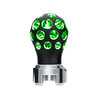 United Pacific 71092 Manual Transmission Shift Knob Matte Black Gearshift Knob Ball - Phoenix Style with Green LED