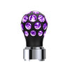 United Pacific 71095 Manual Transmission Shift Knob Matte Black Gearshift Knob Ball - Phoenix Style with Purple LED