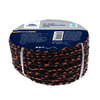 United Pacific 92041 Rope Rope - 3/8" x 50' 3-Strand, Twisted, Black & Orange, Polypropylene