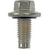 Dorman 090-153CD Engine Oil Drain Plug Oil Drain Plug Pilot Point W/Gasket M12-1.75, Head Size 15Mm