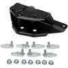 541-453 by DORMAN - Radius Arm Bracket - Front, LH, Black, Steel, Bent, 10.5" Length