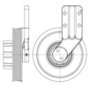 Kit Masters 010020230X Engine Cooling Fan Clutch Pulley Bracket Kysor-Style Hub - Remanufactured
