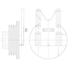 Kit Masters 1077-07735-02X Engine Cooling Fan Clutch Pulley Bracket Kysor-Style Hub - Remanufactured