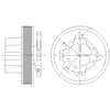 Kit Masters 1077-07929-10X Engine Cooling Fan Clutch Pulley Bracket Kysor-Style Hub - Remanufactured
