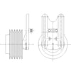 Kit Masters 1077-08071-01X Engine Cooling Fan Clutch Pulley Bracket Remanufactured Kysor-Style Engine Cooling Fan Clutch