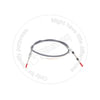 Blumaq 3V7096 Transmission Shift Cable Transmission Shift Cable - 84 in. Length, 2 in. Travel