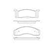 Bendix E10700340 Disc Brake Pad Set Pad Set