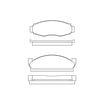 Bendix E10700910 Disc Brake Pad Set Pad Set