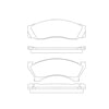 Bendix E10701020 Disc Brake Pad Set Pad Set