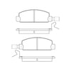 Bendix E10701340 Disc Brake Pad Set Pad Set