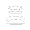 Bendix E10702210 Disc Brake Pad Set Pad Set