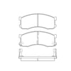 Bendix E10904280 Disc Brake Pad Set Pad Set