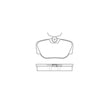 Bendix E10904930 Disc Brake Pad Set Pad Set
