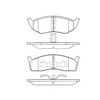 Bendix E10907300 Disc Brake Pad Set Pad Set