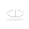 Bendix E10907480 Disc Brake Pad Set Pad Set