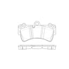 Bendix E10909770 Disc Brake Pad Set Pad Set