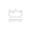 Bendix E10909780 Disc Brake Pad Set Pad Set