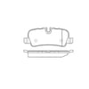 Bendix E10910990 Disc Brake Pad Set Pad Set