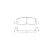 Bendix E11003980 Disc Brake Pad Set Pad Set