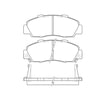 Bendix E11005030 Disc Brake Pad Set Pad Set
