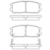 Bendix E11005800 Disc Brake Pad Set Pad Set