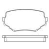Bendix E11006800 Disc Brake Pad Set Pad Set