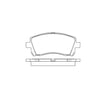 Bendix E11007210 Disc Brake Pad Set Pad Set