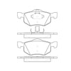 Bendix E11008430 Disc Brake Pad Set Pad Set