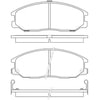 Bendix E11008640 Disc Brake Pad Set Pad Set