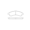 Bendix E11008820 Disc Brake Pad Set Pad Set
