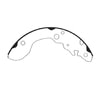 Bendix E11607100 Drum Brake Shoe Brake Shoe
