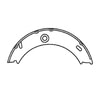 Bendix E11608650 Drum Brake Shoe Brake Shoe