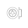 Bendix E12549131 Disc Brake Rotor Rotor