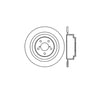 Bendix E12552022 Disc Brake Rotor Rotor