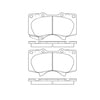 Bendix E11009760 Disc Brake Pad Set Pad Set