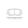Bendix E11010050 Disc Brake Pad Set Pad Set