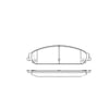 Bendix E11010580 Disc Brake Pad Set Pad Set