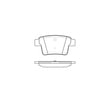 Bendix E11010710 Disc Brake Pad Set Pad Set