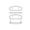 Bendix E11010730 Disc Brake Pad Set Pad Set