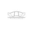 Bendix E11011580 Disc Brake Pad Set Pad Set