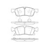 E11014550 by BENDIX - Pad Set